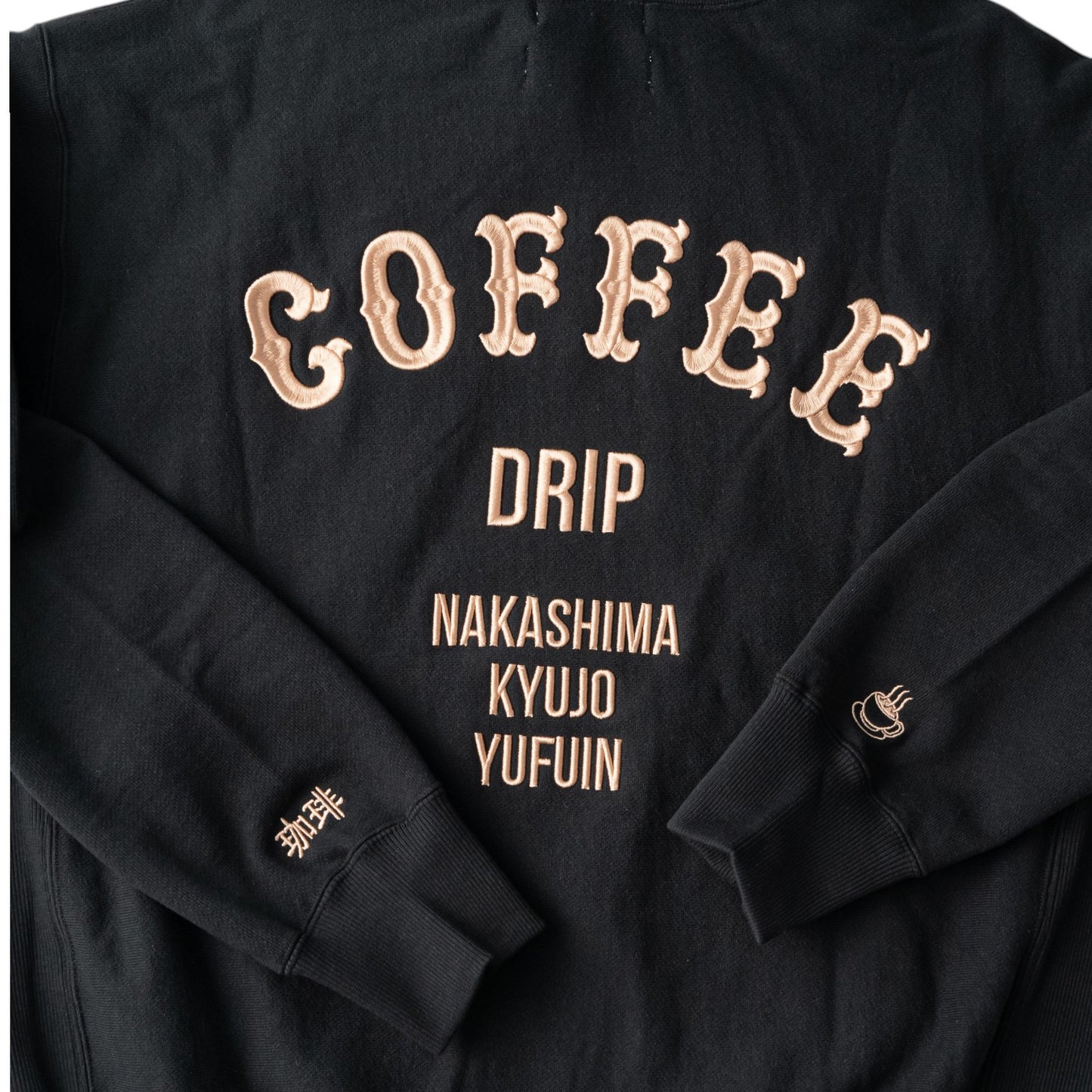 (New) 中島九条珈琲5th Anniversary  Limited Edition, COFFEE DRIP HOODIE(CAFE LATTE GOLD)