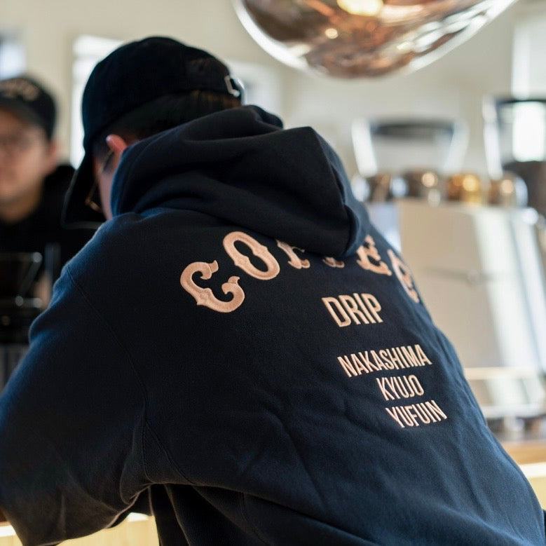 (New) 中島九条珈琲5th Anniversary  Limited Edition, COFFEE DRIP HOODIE(CAFE LATTE GOLD)
