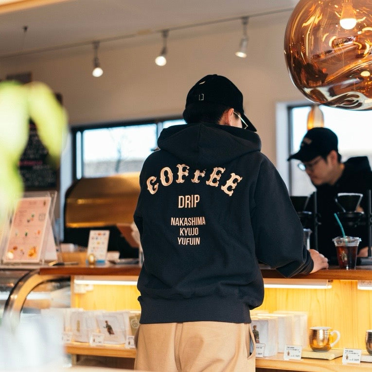 (New) 中島九条珈琲5th Anniversary  Limited Edition, COFFEE DRIP HOODIE(CAFE LATTE GOLD)